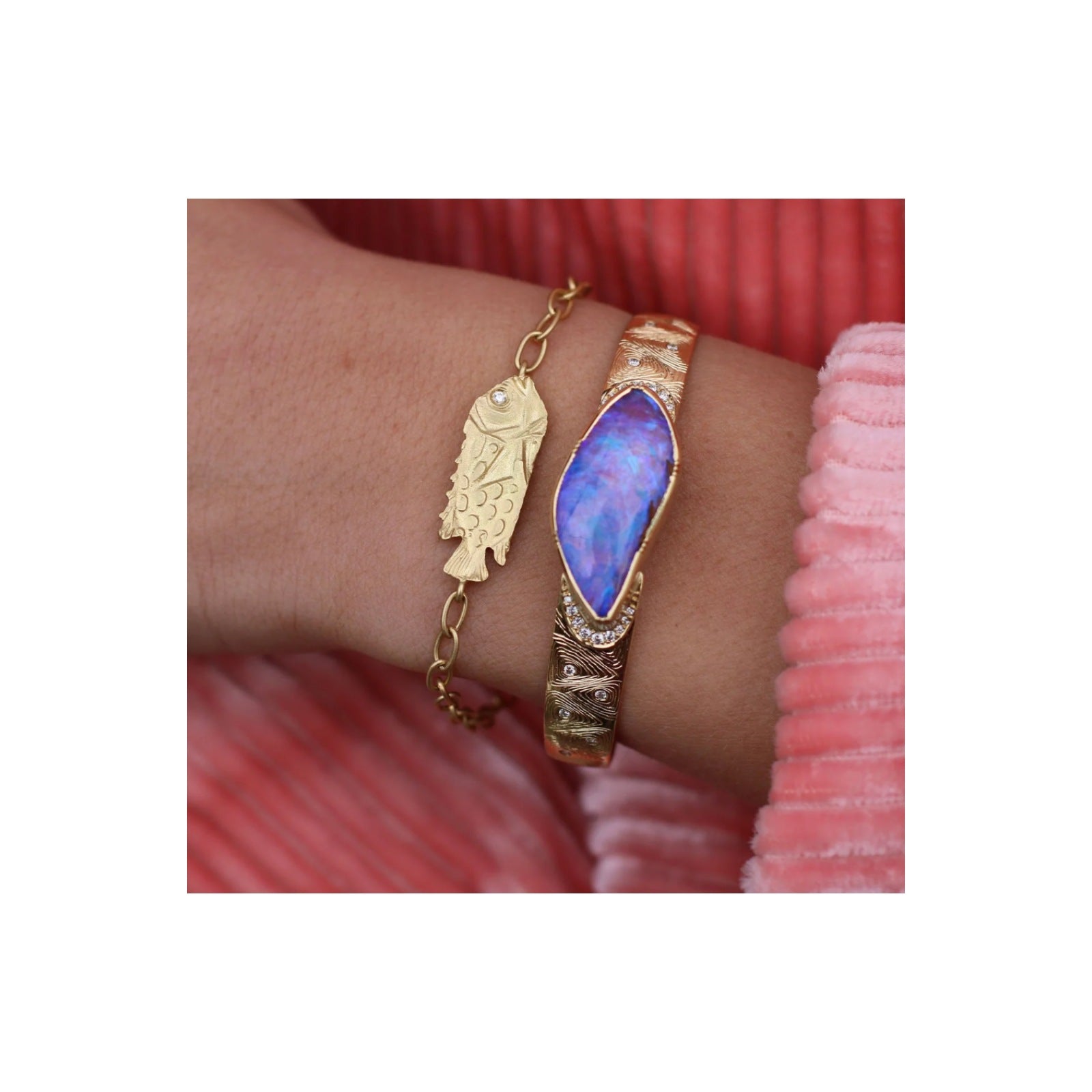 Fish Chain Link Bracelet