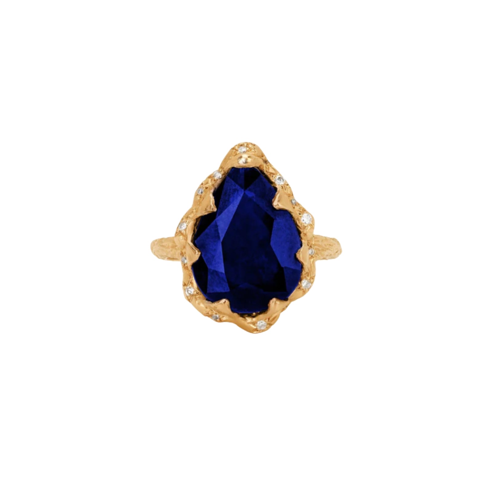 Queen Water Drop Sapphire Ring