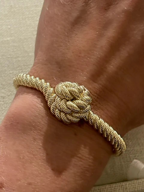Knot Cuff on hand