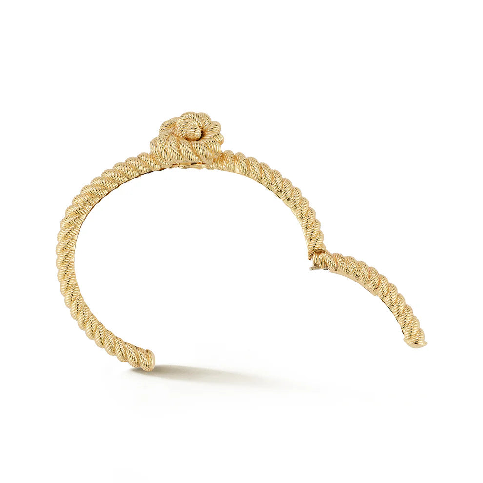 Knot Cuff opening on white background