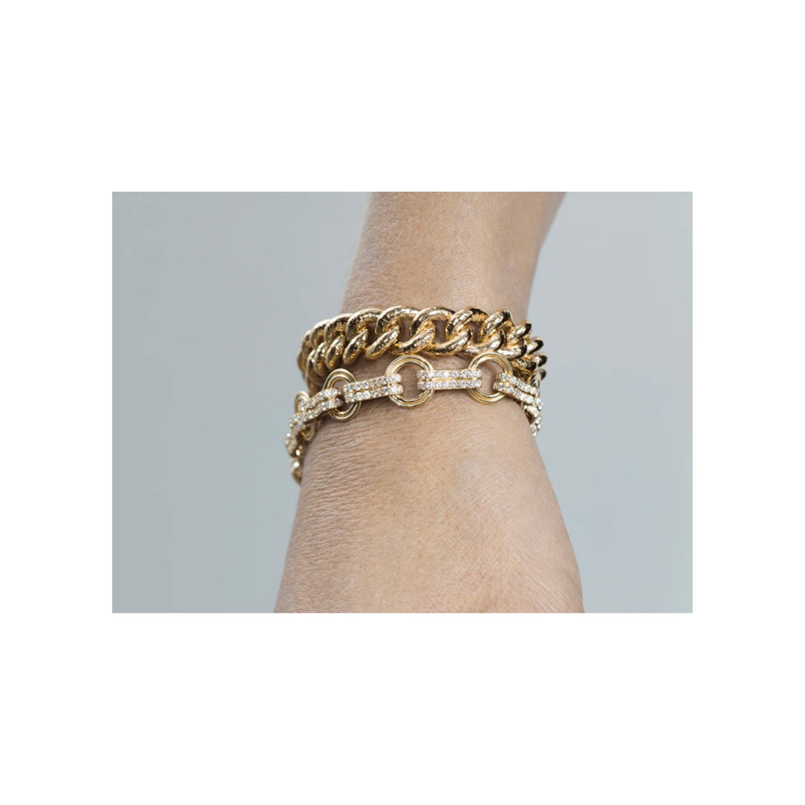 Weathered Curb Chain Bracelet