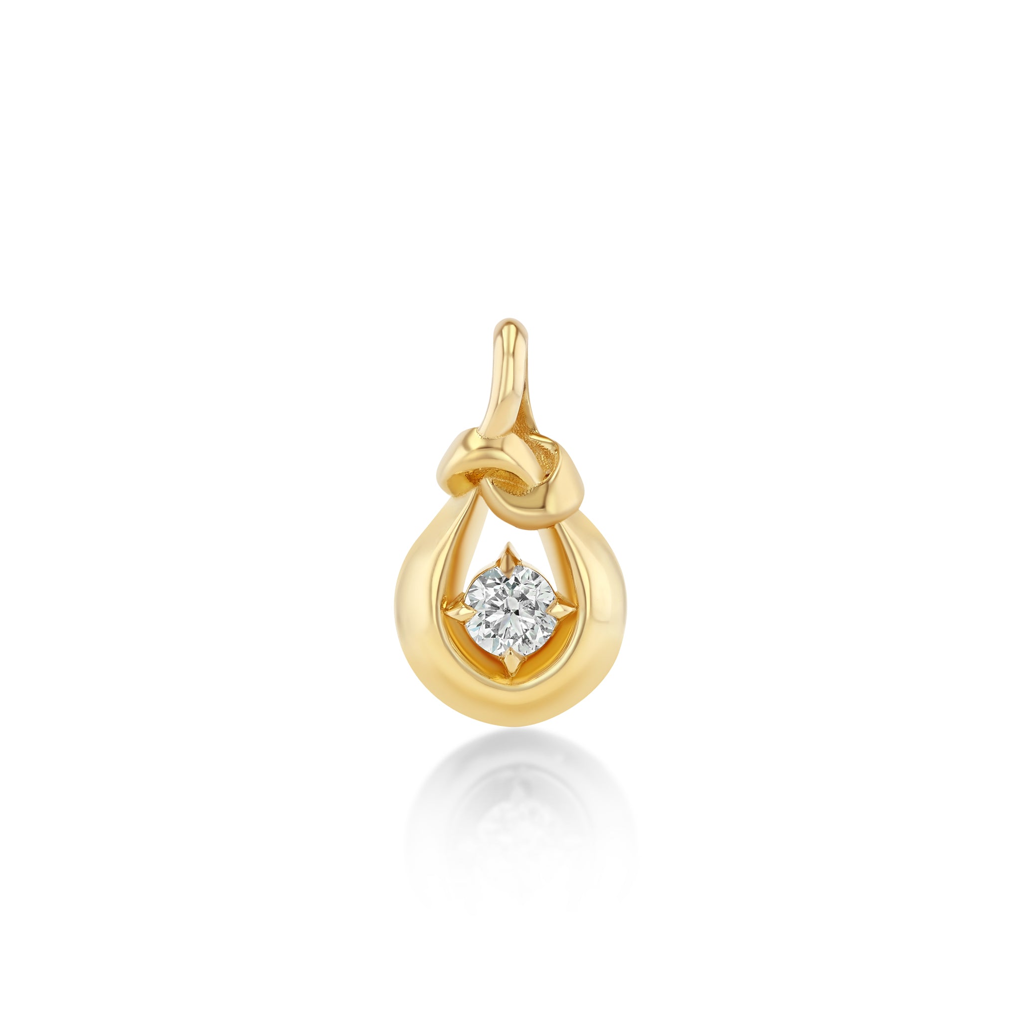 Charm on white background