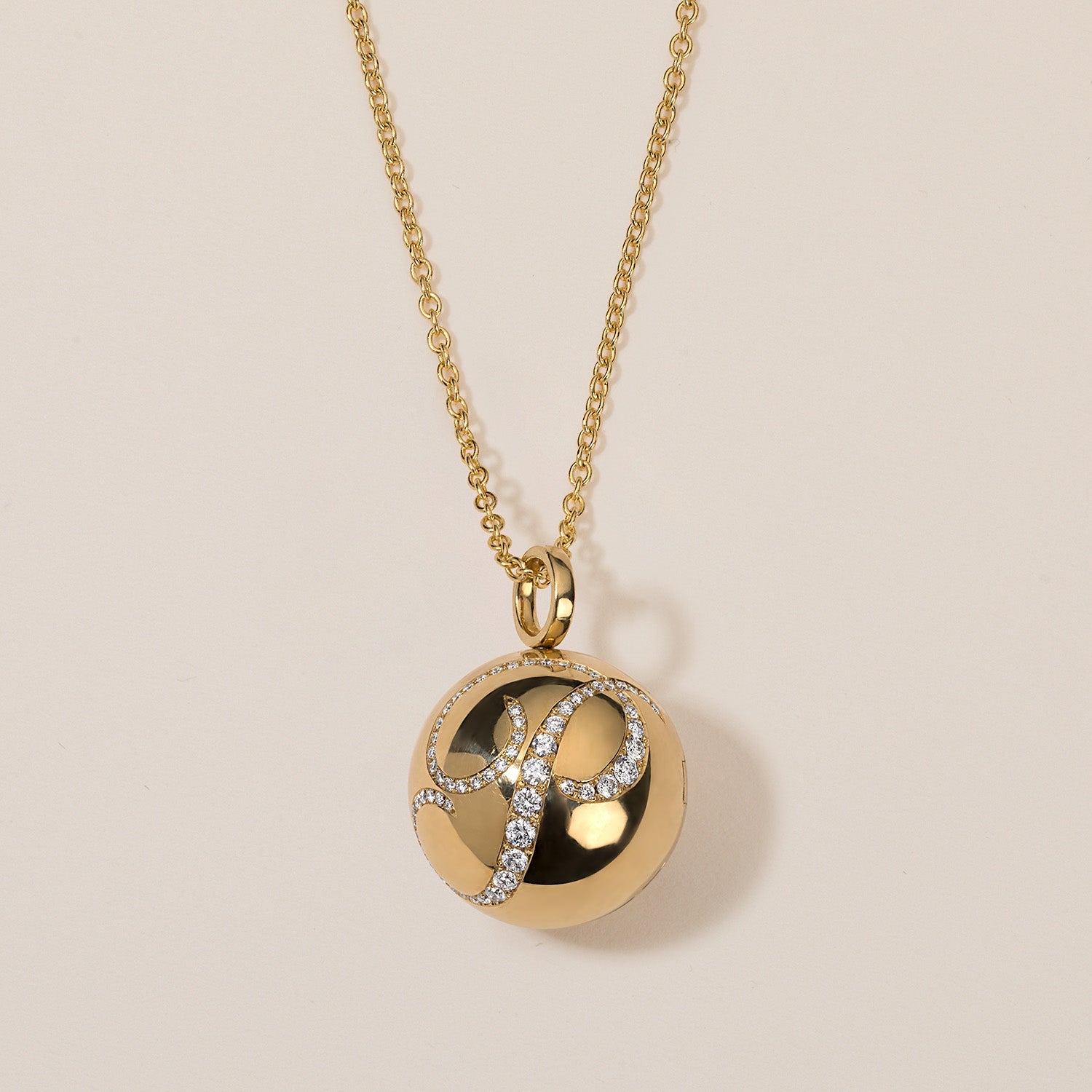 necklace on white background