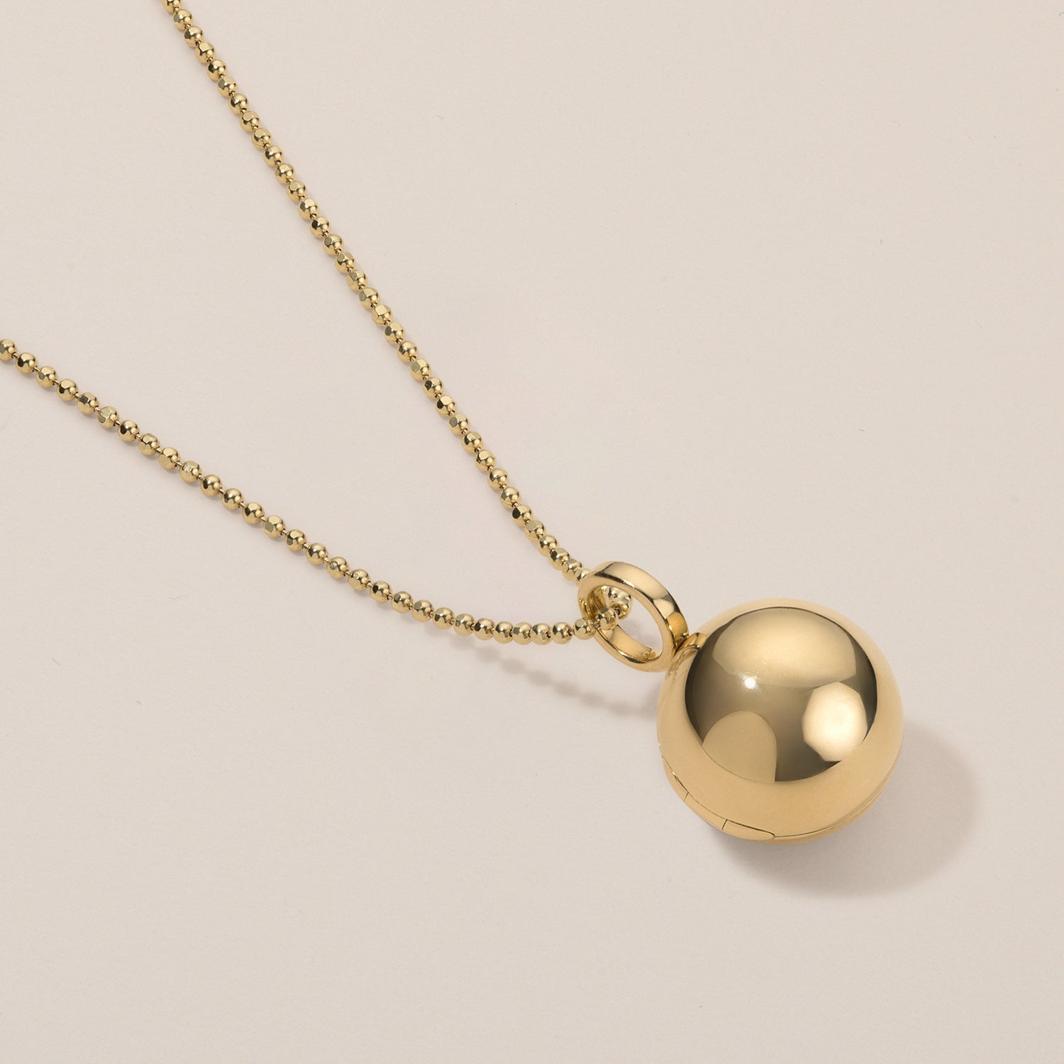 necklace on white background