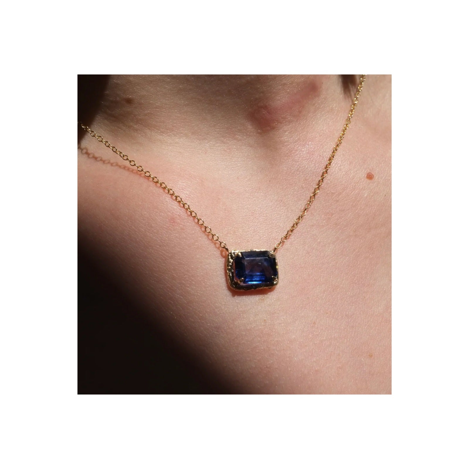 Natural Mystic Sapphire Necklace