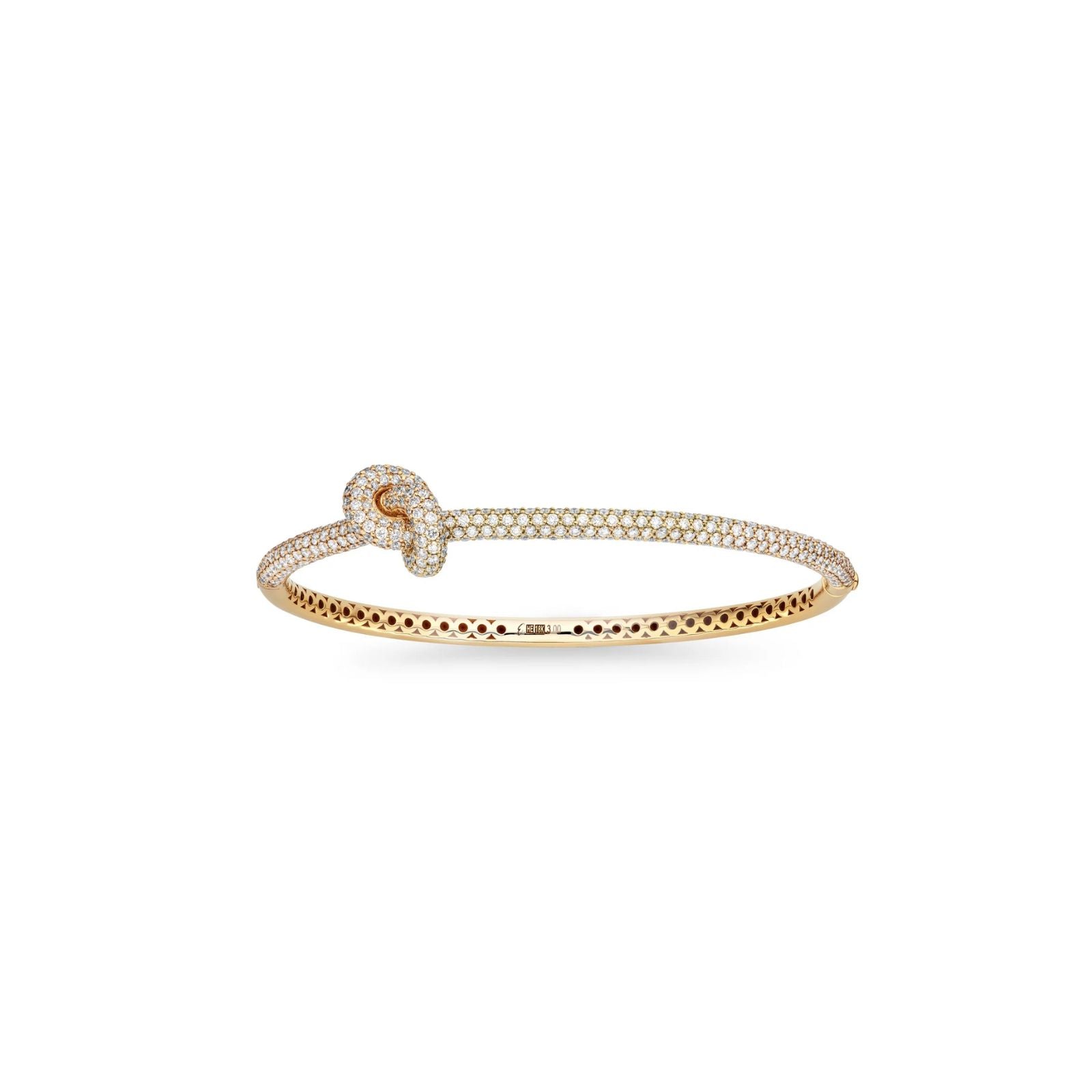 Pave Legacy Knot Bangle