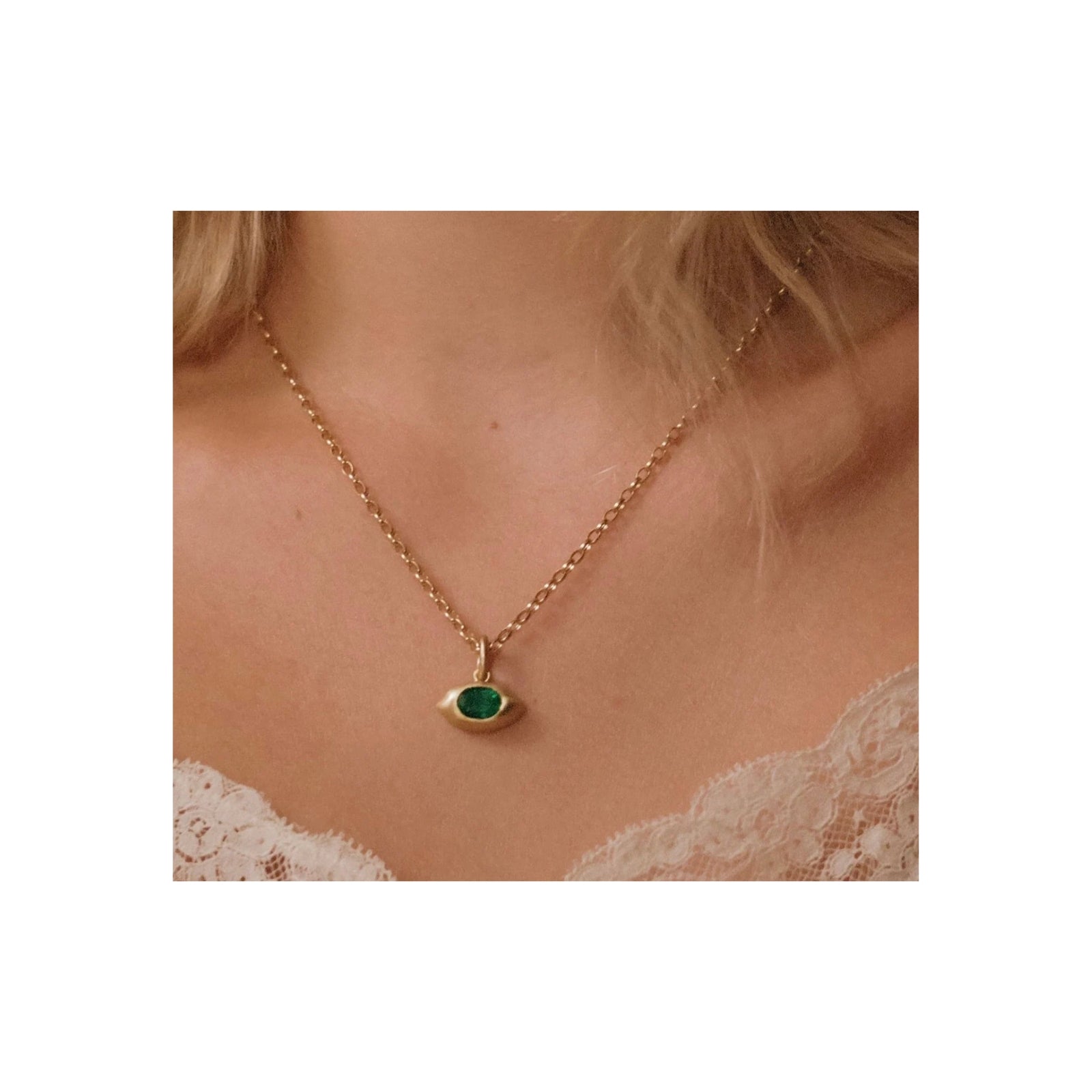Emerald Eye Pendant